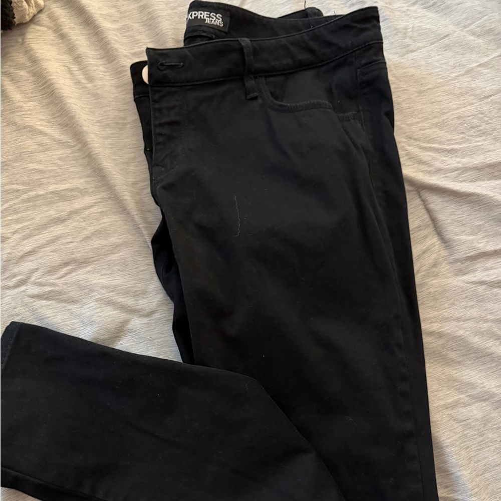 Express black Jean-like pants size 10L